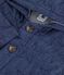 Giacca in denim trapuntato con ricamo a stelle neonato blu