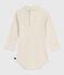 Body a dolcevita in cotone tinta unita neonato beige MONTELIMAR CHINE