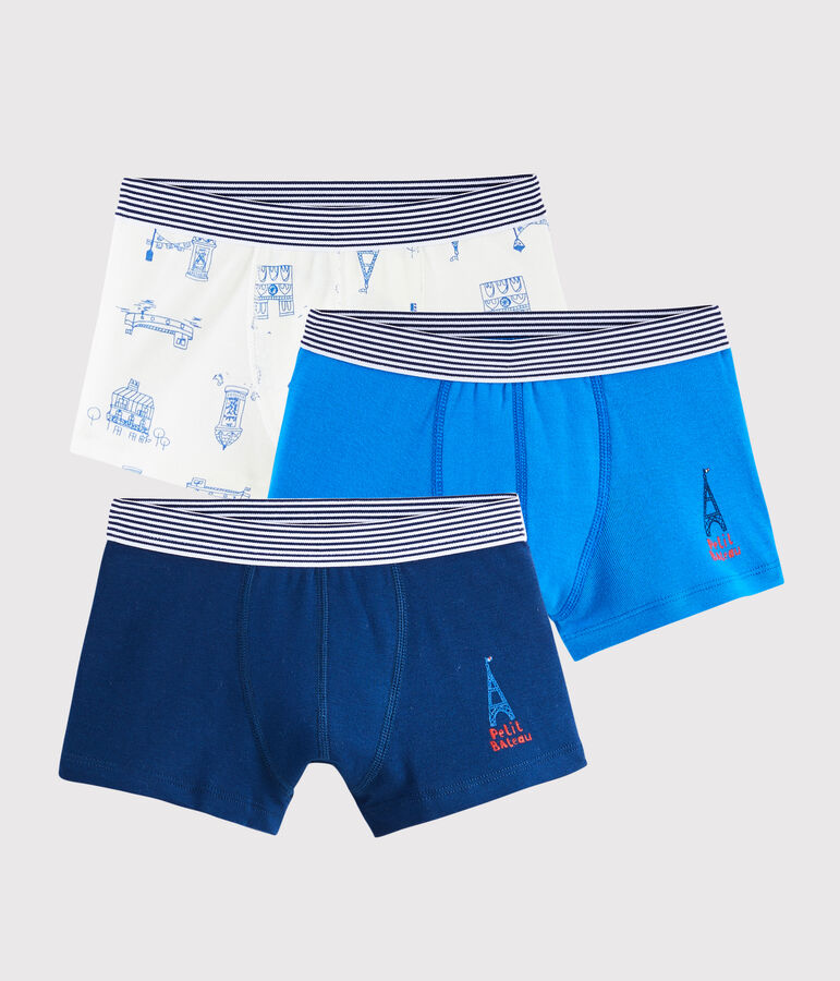 Confezione da 3 boxer Parigi bambino multicolore