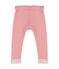 Pantalone bebè femmina in maglia di velluto rosa CHARME CN