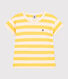 T-shirt rigata in jersey fiammato bambino