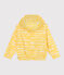 Giacca a vento ultraleggera bambino giallo ORGE/bianco MARSHMALLOW