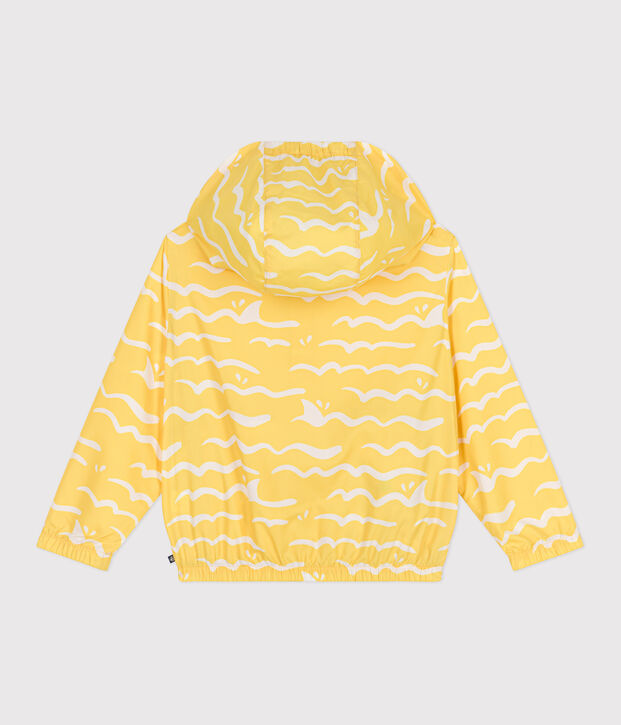 Giacca a vento ultraleggera bambino giallo/bianco