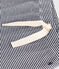 Pantaloni bebè in cotone biologico blu SMOKING/bianco MARSHMALLOW