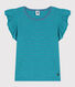 T-shirt bambina in cotone a righe