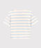 T-shirt TAGLIO BOXY in cotone donna PLEINAIR/ MARSHMALLOW