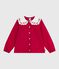 Blusa a maniche lunghe in popeline di cotone con stampa bambina rosso TERKUIT