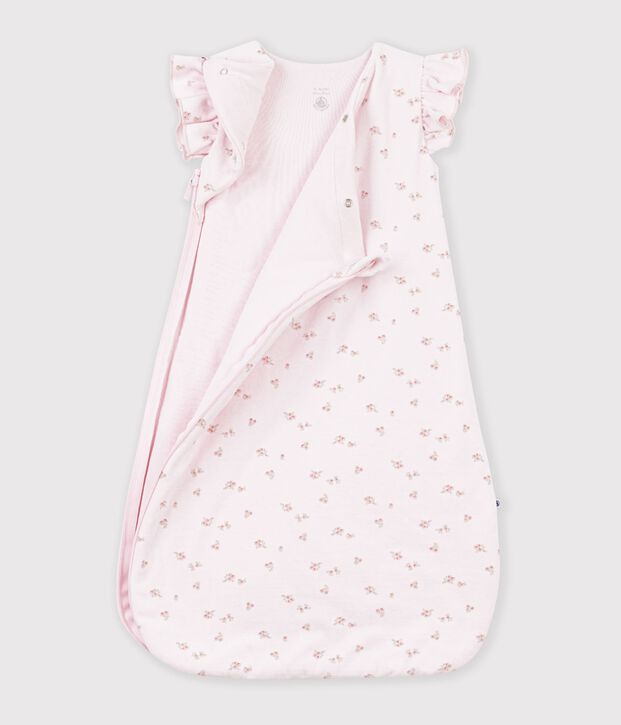 Sacco nanna in ciniglia con stampa a fiori neonato TOG 3 rosa/multicolore