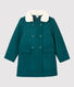 Cappotto bambina in drap di lana