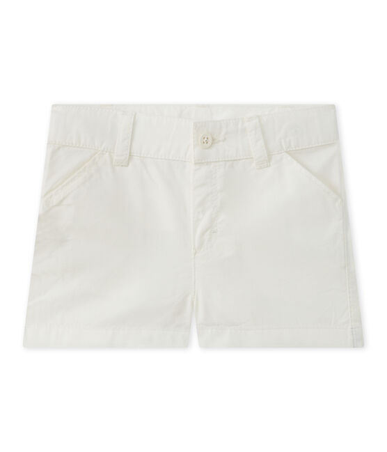 Pantaloncino bebè bambino in cotone bianco MARSHMALLOW