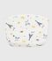 Pochette in cotone con balene stampate neonato MARSHMALLOW/ ADRIATIC