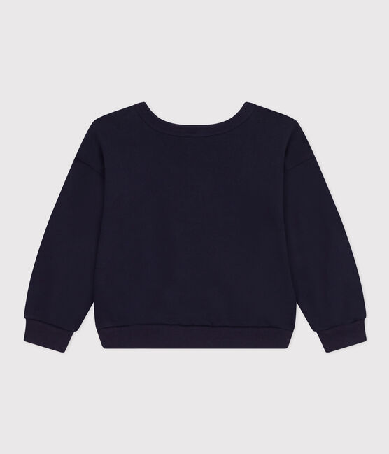 Felpa in molleton bambino blu SMOKING