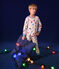 Pigiama in tessuto felpato spazzolato con palline di Natale stampate bambino bianco MARSHMALLOW/bianco MULTICO