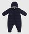 Tutina imbottita in poliestere neonato blu SMOKING