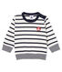 T-shirt a manica lunga bebè maschio a righe marinare