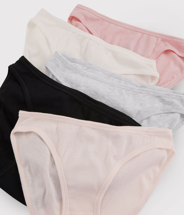 Confezione da 5 slip Donna multicolore