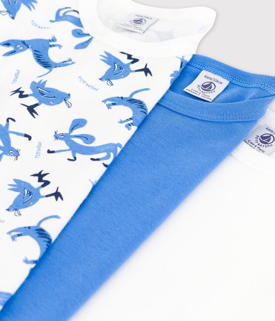Confezione da 3 t-shirt manica corta fantasia animali bambino in cotone variante 1