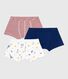Set di boxer in cotone con stampa Parigi in vita bambino