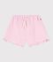 Shorts in cotone tinta unita bambina MARQUISE