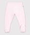 Pantalon &agrave; pied naissance en coton uni BARELY