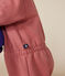 Tutina lunga in tessuto felpato neonato rosa ROSEWOOD