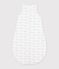 Sacco nanna in cotone con balena stampata neonato TOG 3 bianco/blu