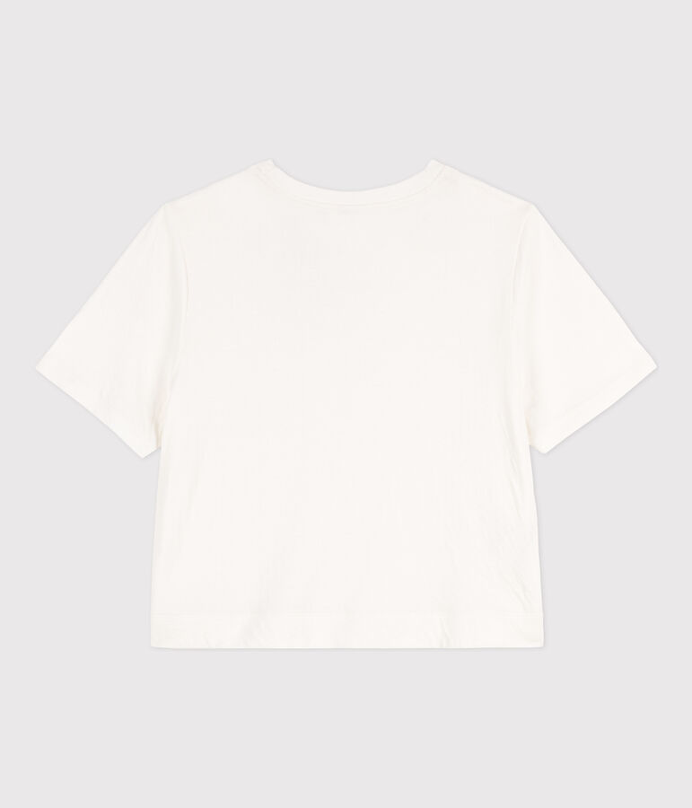 T-shirt LE BOXY in cotone donna bianco