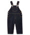 Salopette lunga bebè unisex in jeans blu Jean