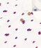 Polo a maniche corte in jersey sottile neonato bianco MARSHMALLOW/bianco MULTICO