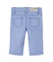 Pantaloni per bebè maschio a righe blu SURF/bianco ECUME