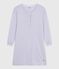 Ccamicia da notte in cotone a righe donna bianco SQUAW/ MARSHMALLOW