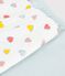 Set di shorty lunghi in cotone a cuori bambina multicolore