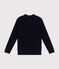 Maglione a costa inglese in cotone Donna blu SMOKING