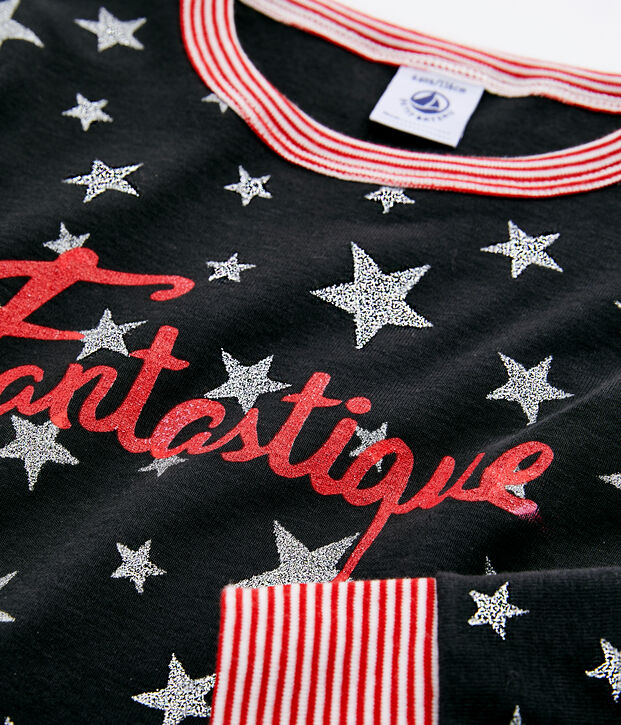 Pigiama bambino a costine grigio/grigio