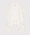 Bodyjama senza piedi in cotone neonato bianco MARSHMALLOW/ HERBIER