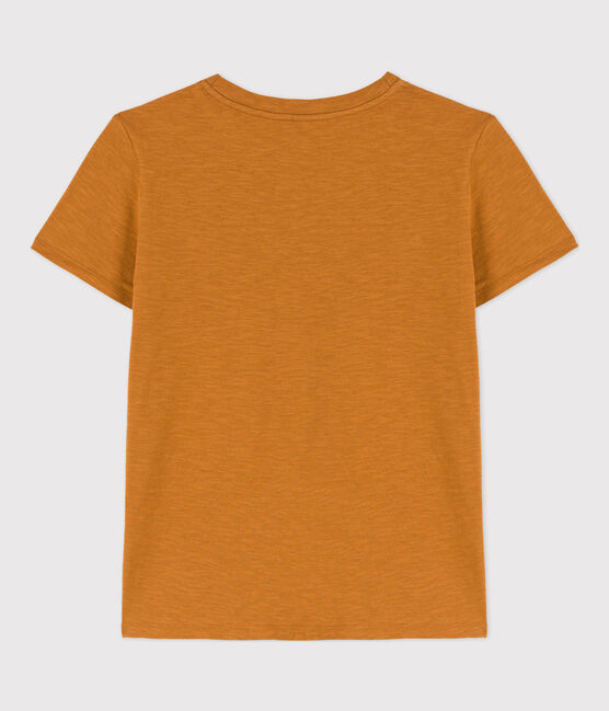 T-shirt LE DROIT girocollo in cotone donna marrone TOAST