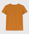 T-shirt LE DROIT girocollo in cotone donna marrone TOAST