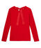 T-shirt da donna con righe paillettes rosso FROUFROU