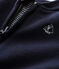 Cardigan con zip bambino in molleton blu SMOKING