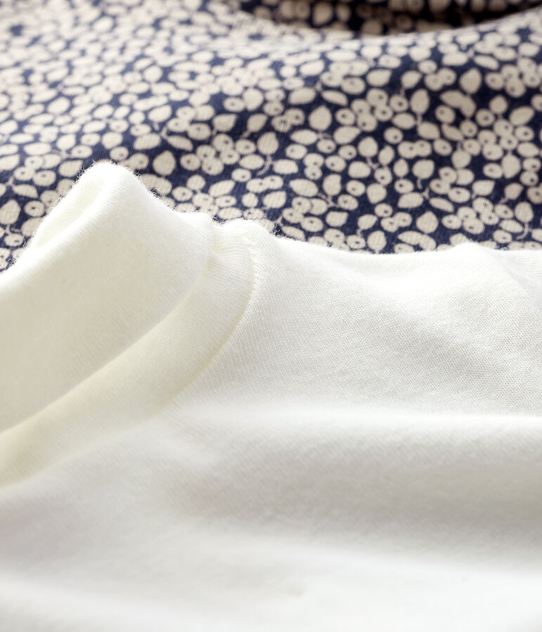 Confezione da 2 body lunghi beb&egrave; femmina multicolore