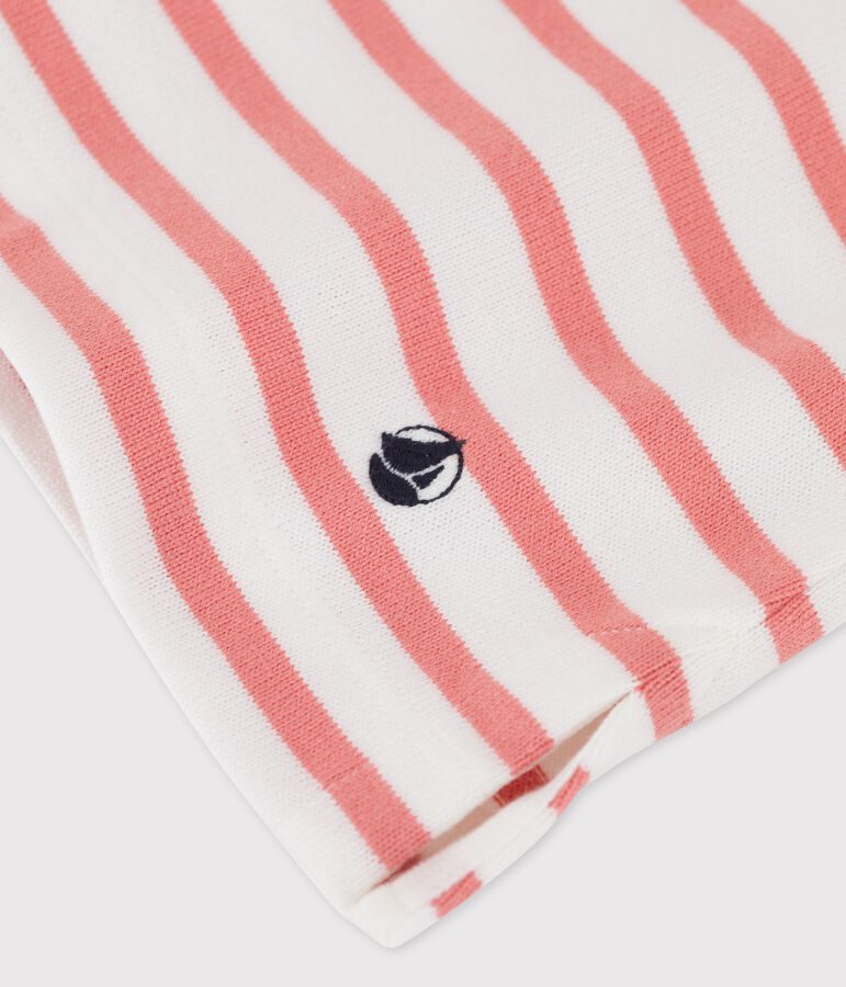 Marini&egrave;re in cotone Donna bianco/rosa