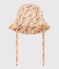 Cappellino a fiori bebè bianco AVALANCHE/ MULTICO
