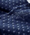 Cardigan bebè a stelline in tubique trapuntato di cotone biologico blu SMOKING