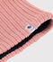 Snood in maglia bebè foderato in pile riciclato rosa SALINE