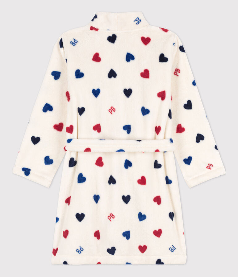 Vestaglia in pile unisex bianco AVALANCHE/ MULTICO