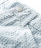 Pantalone bebè maschietto in seersucker (tessuto goffrato) blu ACIER/bianco MARSHMALLOW