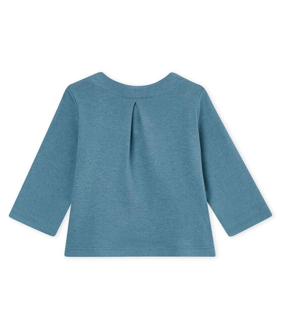 Cardigan bambina in cotone/lino CRYSTAL CN
