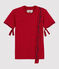 T-shirt Donna/Uomo Christoph Rumpf x Petit Bateau rosso TERKUIT