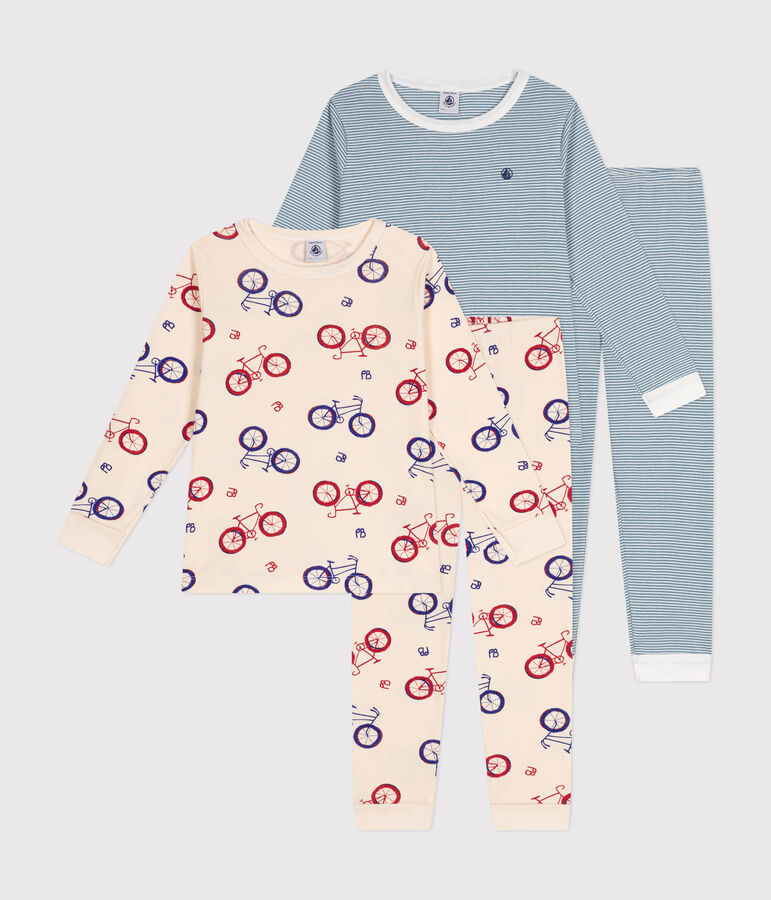 Set di 2 pigiami in cotone bambino multicolore