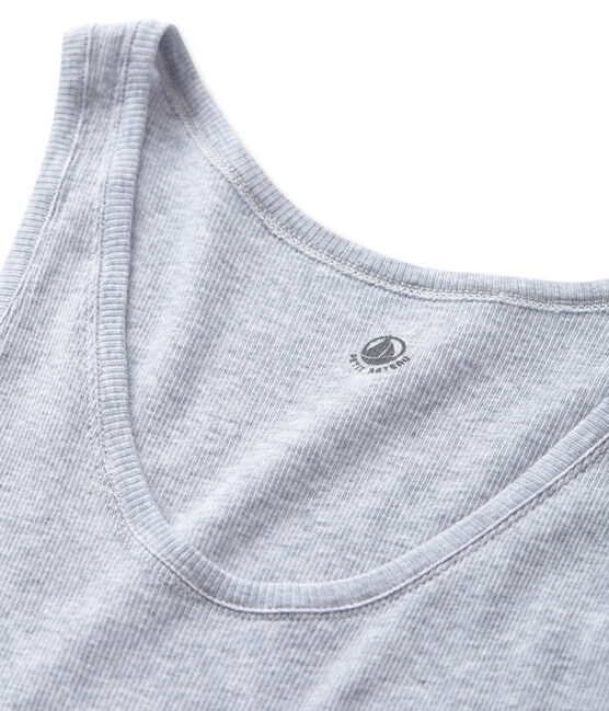 Camicia da notte in cotone ultra light grigio FUMEE CHINE